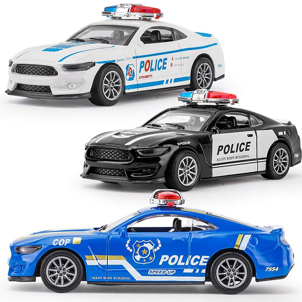 Kids Toys Vehicle - 주조 합금 모델 자동차, 후진 기능,