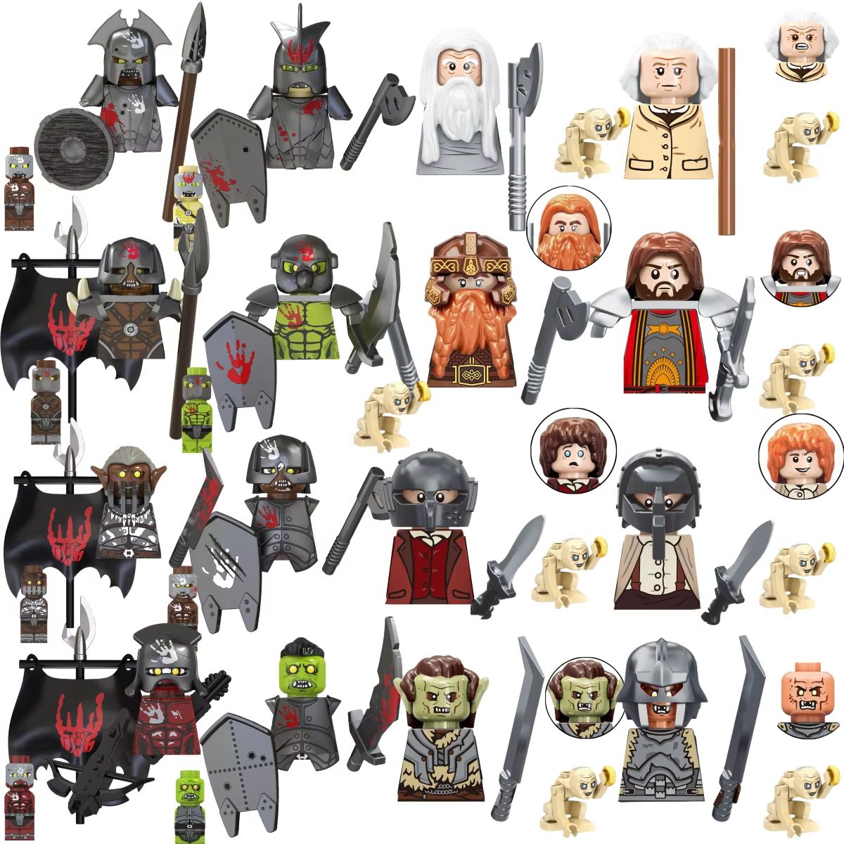 Lego Building Blocks - 블라인드 박스 TV6410 미니 액션 피규어