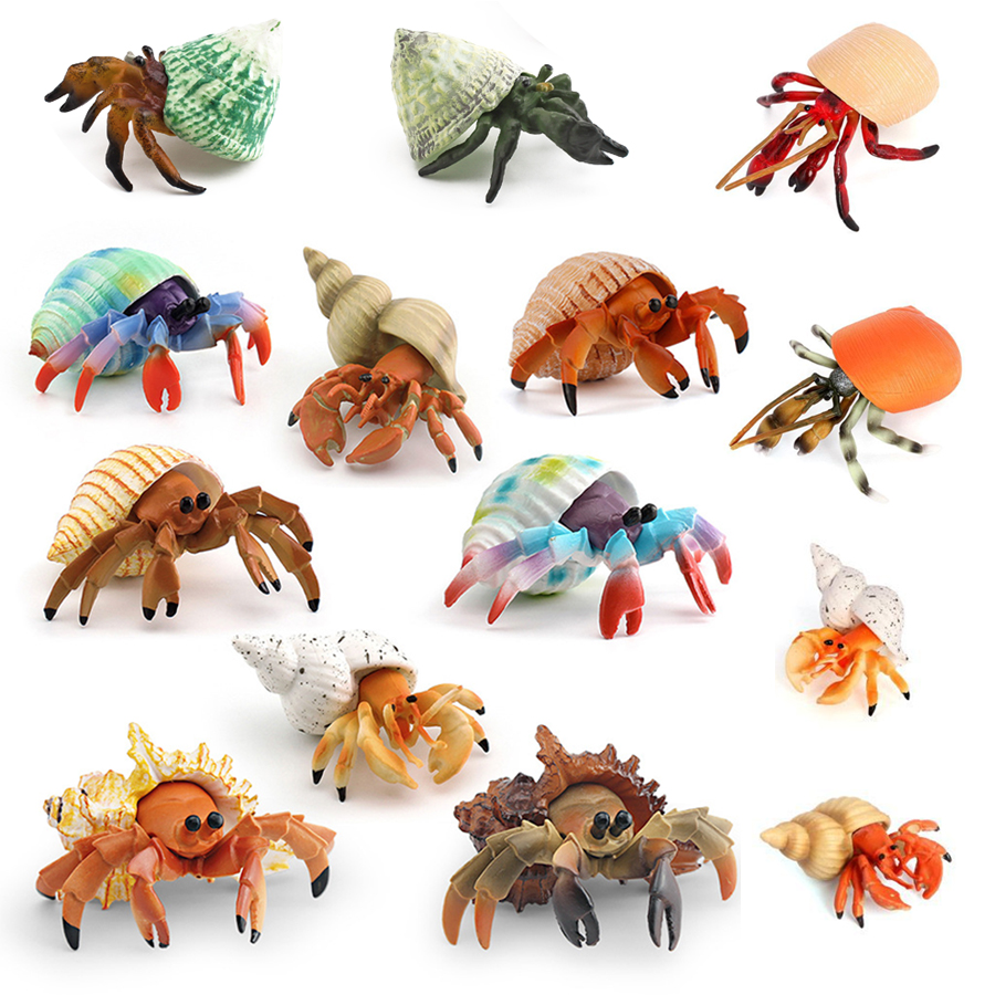 Kids Toys Under 1 Year - 현실적인 헤머트 크랩 피규어 내구성 있는