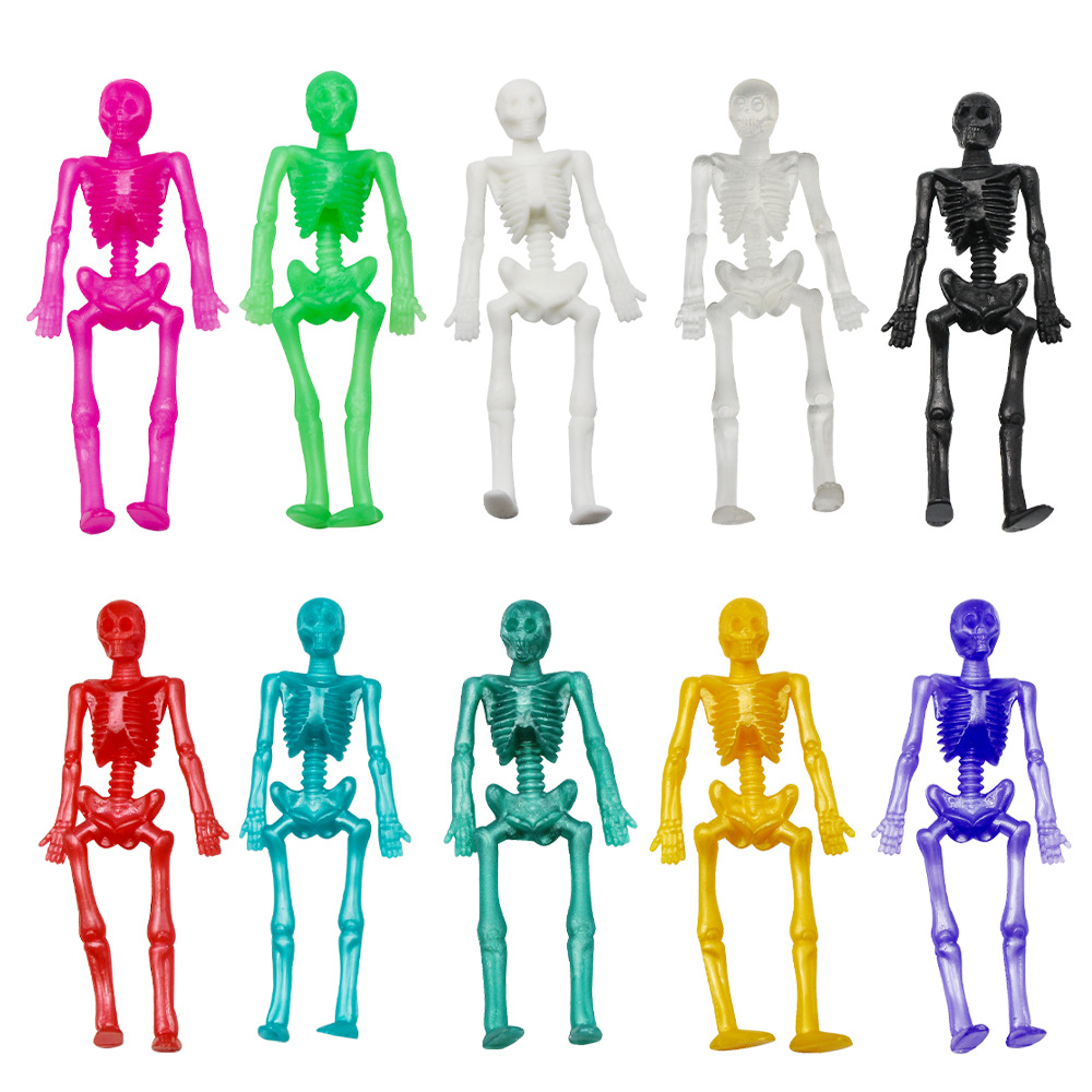 Kids Zombie Toys - 15/25PCS 어린이를위한 Stretchable 해골 남자 파티