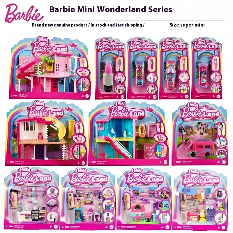 Kids Toys Resale - 오리지널 미니 바비랜드 인형의 집 미용실