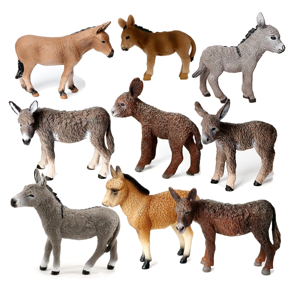 Kids Toys Under $10 - 당나귀 모델 장난감 동물 피규어 농장