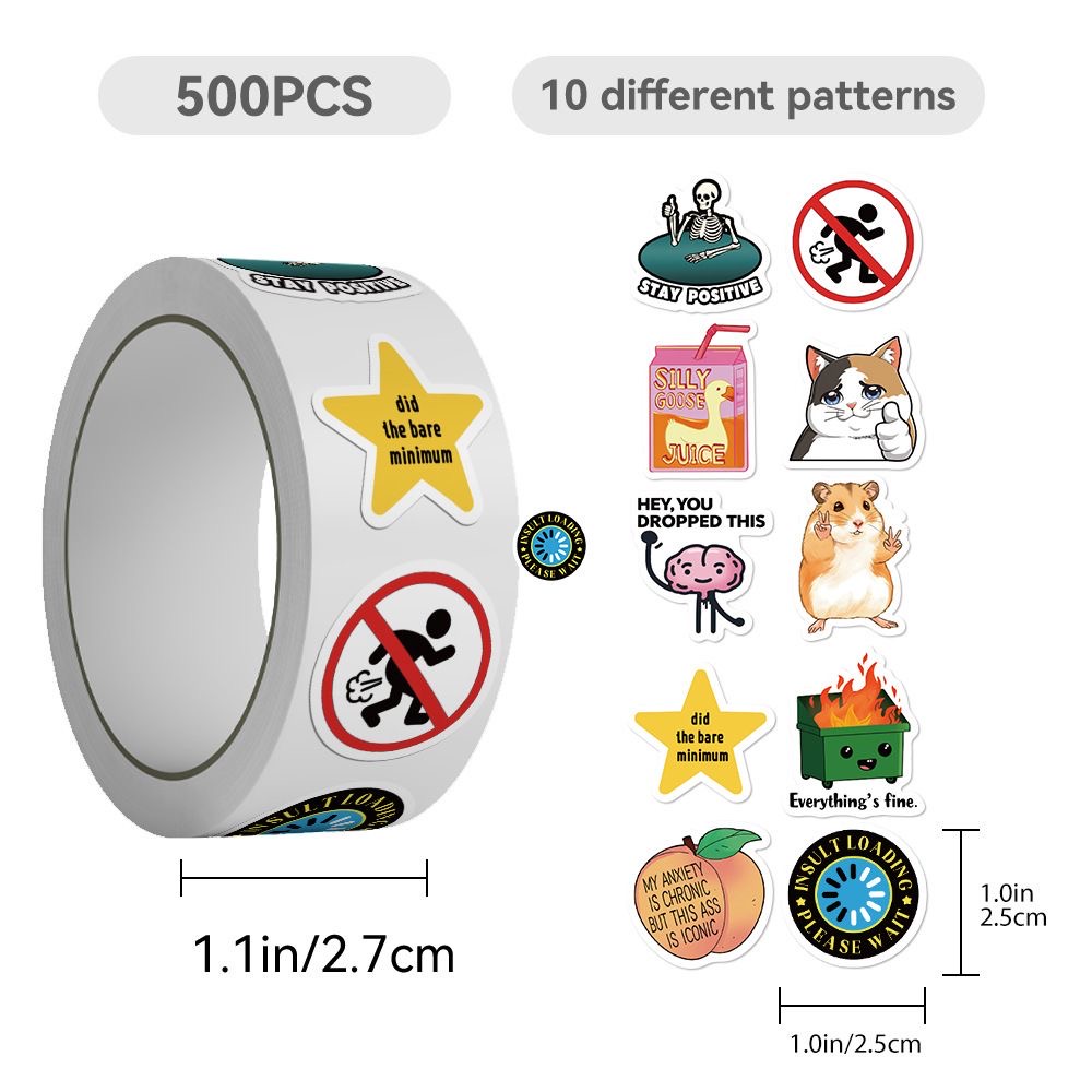 500pcs 재미 있은 감정 밈 스티커 전화 케이스 노 - Kids Toys Laptop 리뷰 및 가격