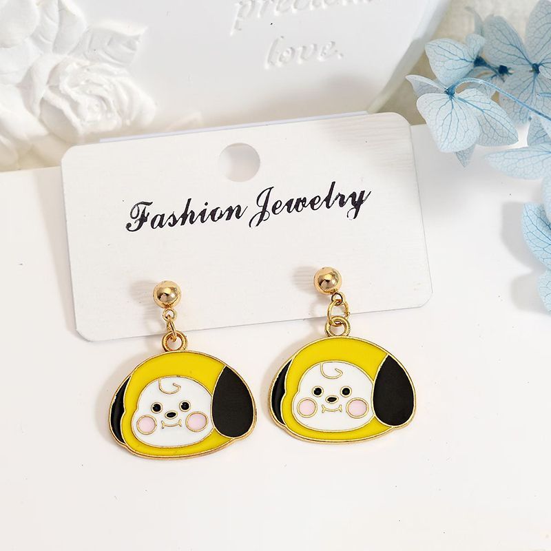 BT21 치미 타타 코야 RJ 후키 귀걸이, 색상이 예 - Kids Toys Resale 리뷰 및 가격