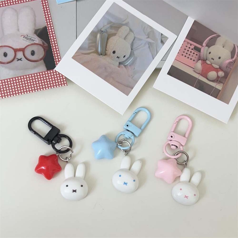 미피 토끼 머리 귀여운 작은 인형 열쇠고리 배낭 자동차 - Kids Toys Resale 리뷰 및 가격