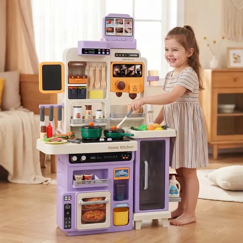 90cm 대형 어린이용 가상 주방놀이 세트 (조명, 소 - Play Kitchen Set 리뷰 및 가격