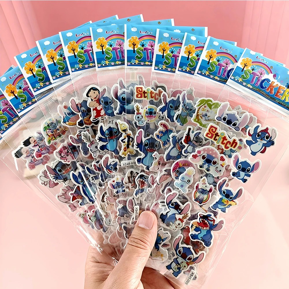 48 시트 귀여운 디즈니 릴로 스티치 스티커 핸드 아카 - Kids Toys Laptop 리뷰 및 가격