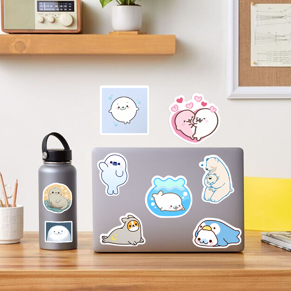 10/25/50Pcs Kawaii 귀여운 만화 물개 스 - Kids Toys Laptop 리뷰 및 가격