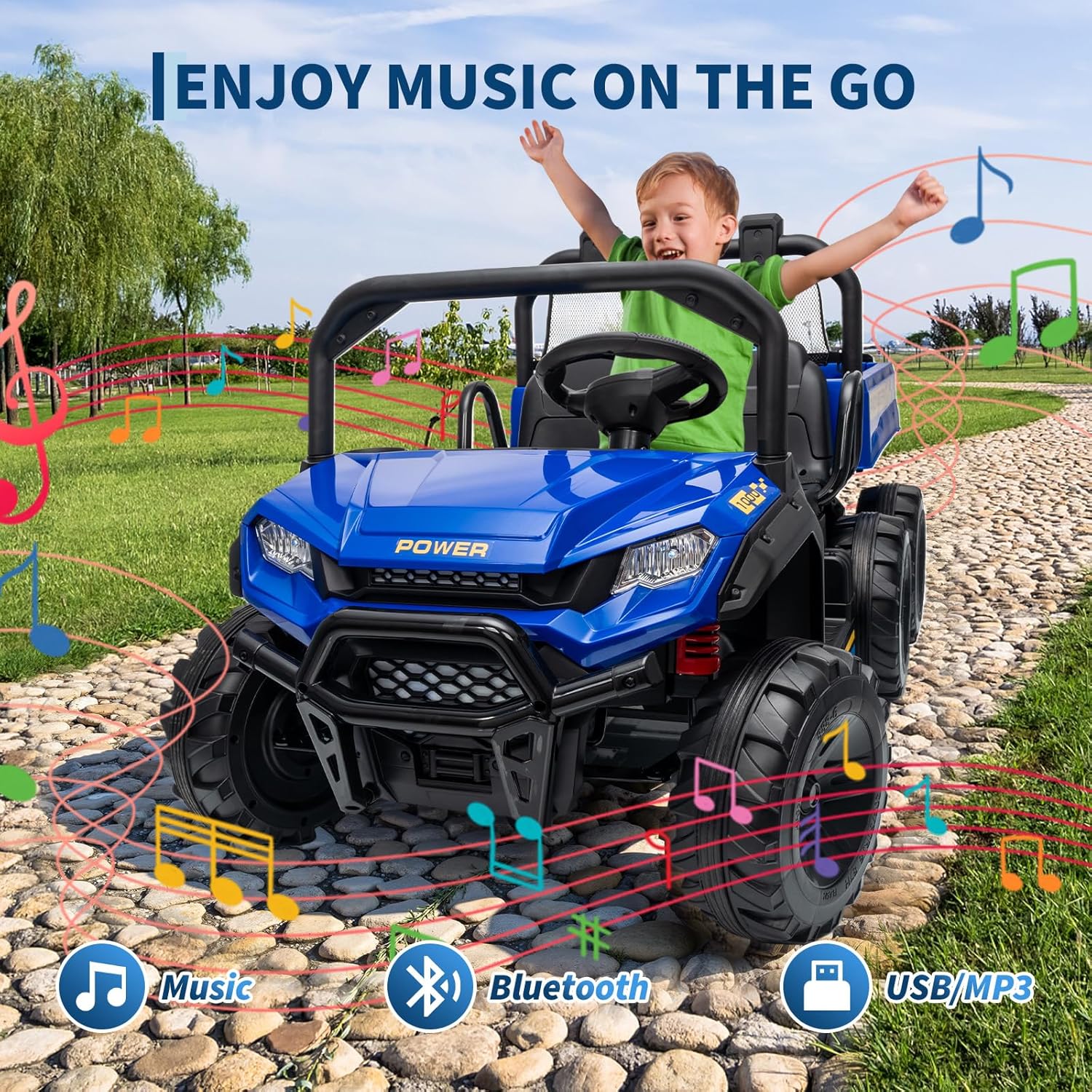 24V 4륜구동 2인승 어린이용 덤프트럭, 리모컨 포함 - Kids Toys Vehicle 리뷰 및 가격