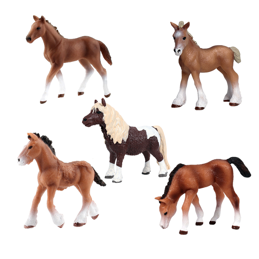 말 인형 샤이어 아라비안 피규어, 포니 모델, 농장 동 - Kids Toys Horse 리뷰 및 가격