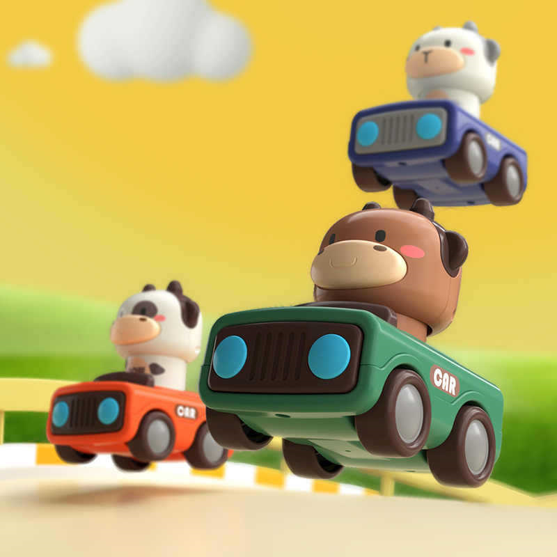 동물 모양 푸시앤고 자동차 장난감, 1세 2세 3세 유 - Kids Toys Under 1 Year 리뷰 및 가격