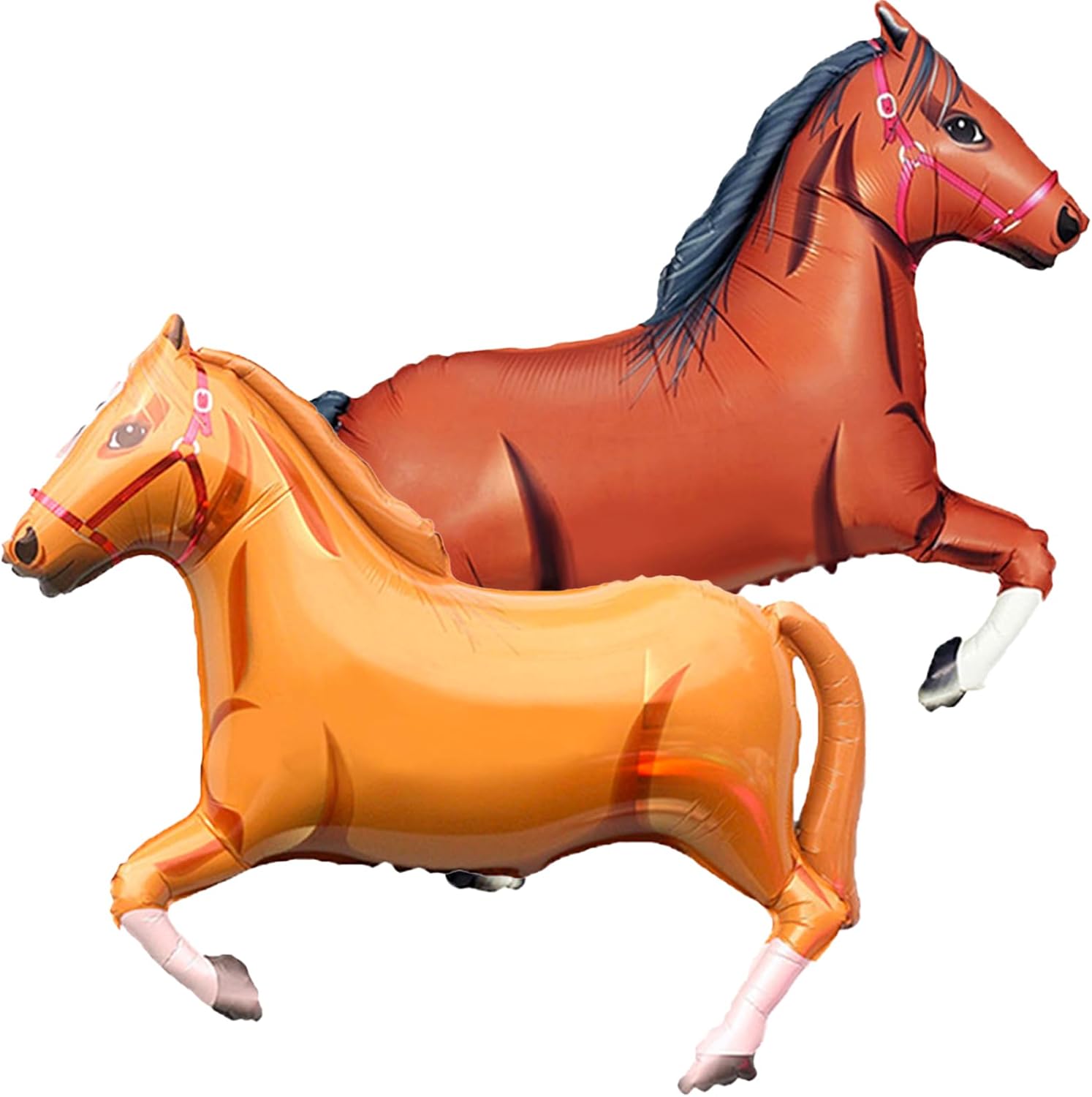 말 모양 포일 풍선 서부 카우보이 테마 파티 장식 동물 - Kids Toys Horse 리뷰 및 가격