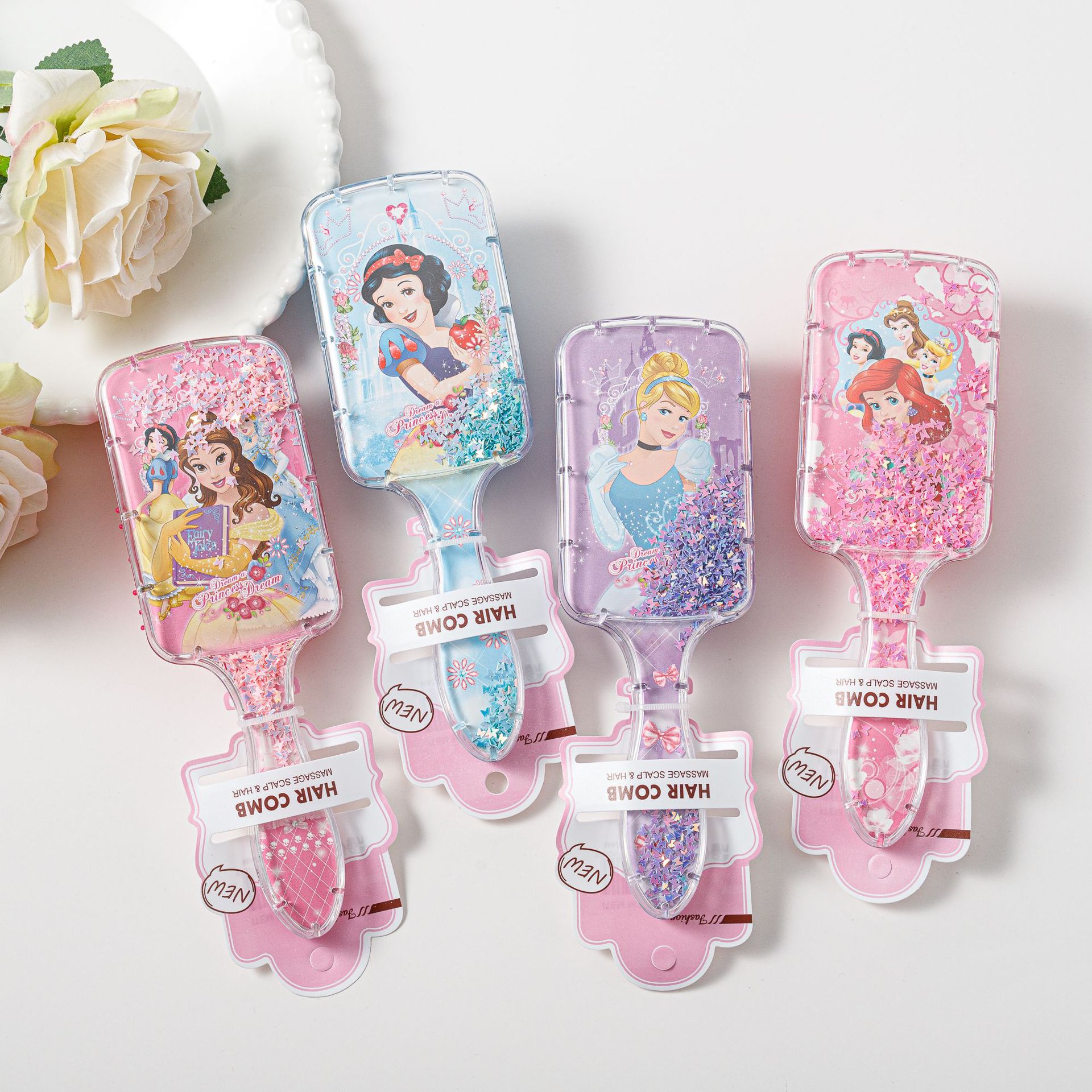 겨울왕국 엘사 미니 미키 마우스 에어쿠션 마사지 빗 헤 - Kids Toys Resale 리뷰 및 가격