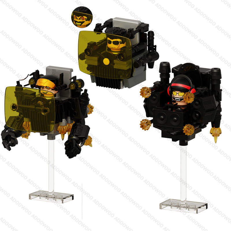 DLL001 KDL818 DJ 워 데미지드 스키비디 토 - Lego Building Blocks 리뷰 및 가격