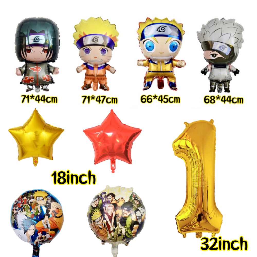 나루토 포일 풍선 12인치 DIY 라텍스 풍선 생일 축 - Banner Kids Toys 리뷰 및 가격