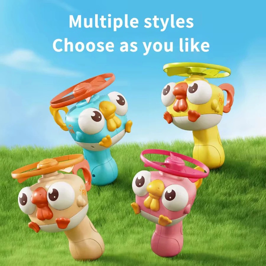 어린이용 당김줄 대나무 헬리콥터 UFO 발사기, 야외  - Kids Toys Under $10 리뷰 및 가격