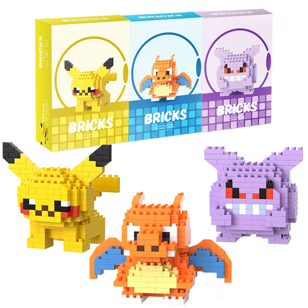 포켓몬 마이크로 빌딩 블록 피카추 드래곤이트 겐가 미니 - Lego Building Blocks 리뷰 및 가격