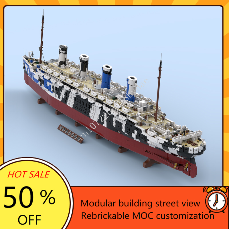 10615PCS MOC HMT 올림푸스 타이타닉 커스텀 - Kids Toys Xmas 리뷰 및 가격