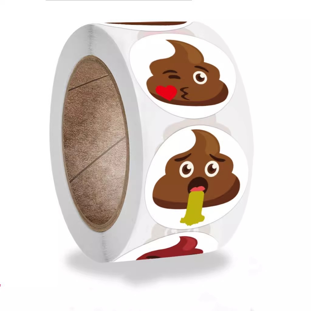 100-500개 재미있는 똥 만화 장난 스티커 휴대폰  - Kids Toys Laptop 리뷰 및 가격