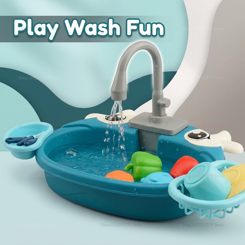 유아용 인터랙티브 물놀이 싱크대 장난감 전동 흐르는 물 - Kids Toys Under $10 리뷰 및 가격