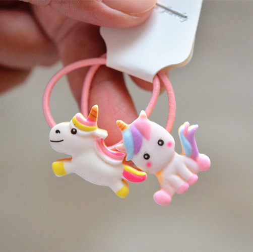 2PCS 만화 귀여운 무지개 흰 말 공주 모자를 쓰고  - Kids Toys Horse 리뷰 및 가격