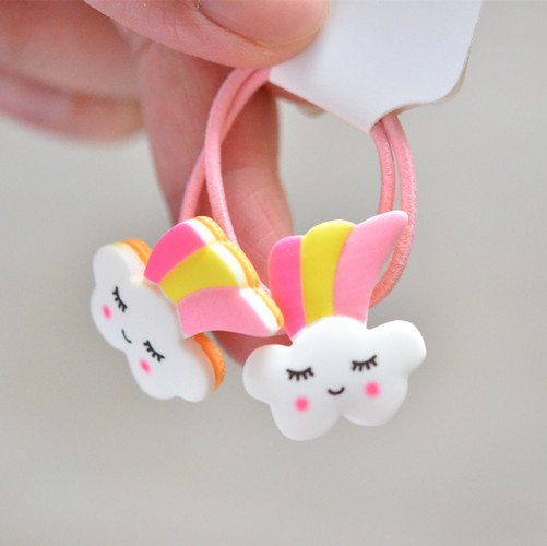 2PCS 만화 귀여운 무지개 흰 말 공주 모자를 쓰고  - Kids Toys Horse 리뷰 및 가격