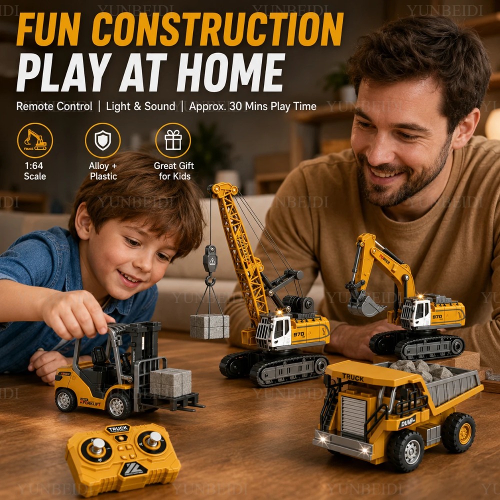 원격 조종 미니 합금 자동차 1:64 포크리프트 크레인 - Kids Toys Under $10 리뷰 및 가격