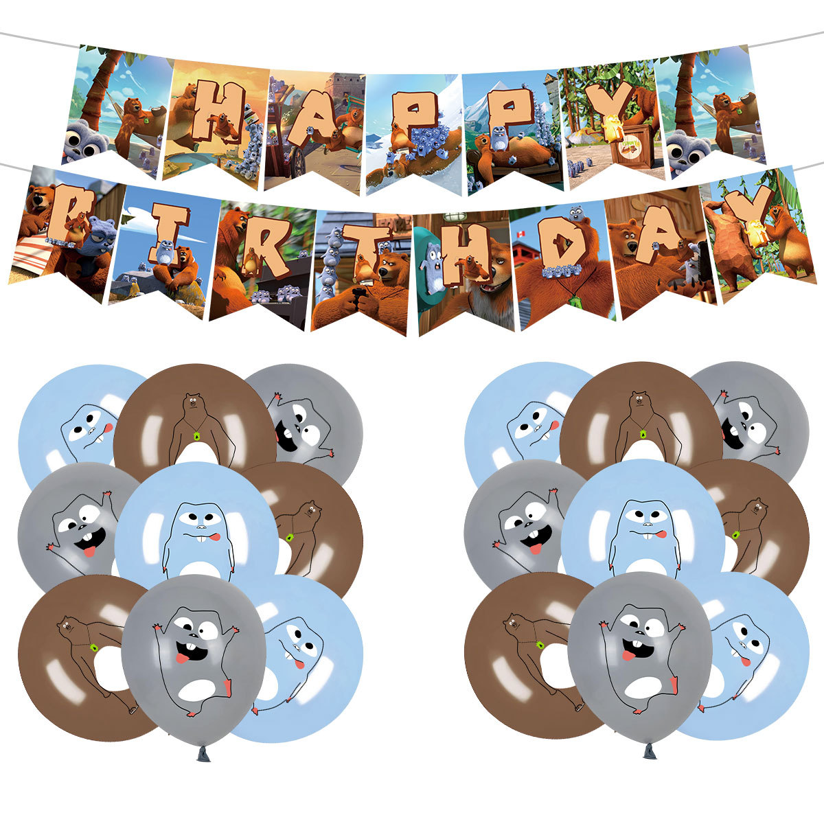 그리지와 레밍스 테마 생일 파티 곰 장식 해피 보이즈  - Banner Kids Toys 리뷰 및 가격